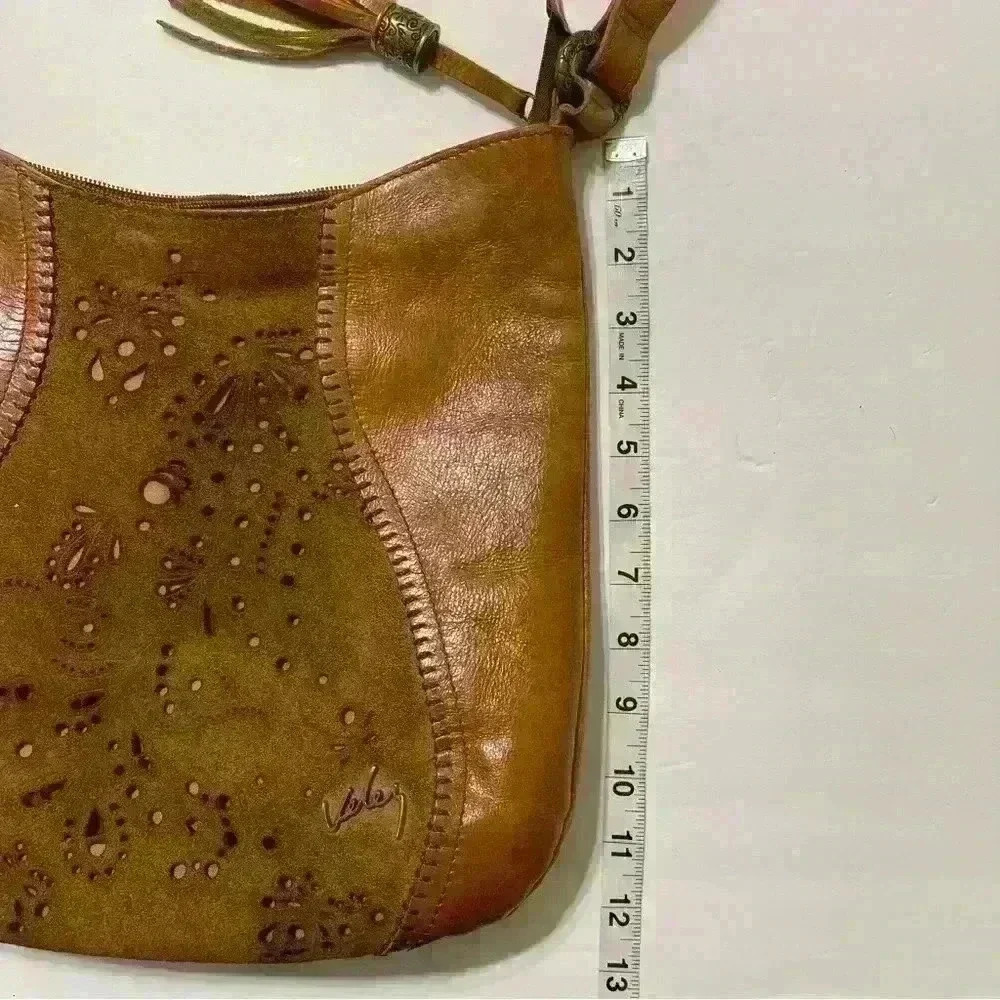 Velez Women's Genuine Colombian Leather Bag Boho Outdoor - Picture 7 of 13
